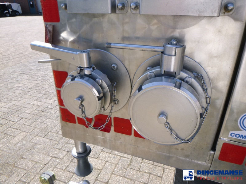 Tsisternhaagis Mafa Food (milk) tank inox 29 m3 / 3 comp + pump: pilt 17
