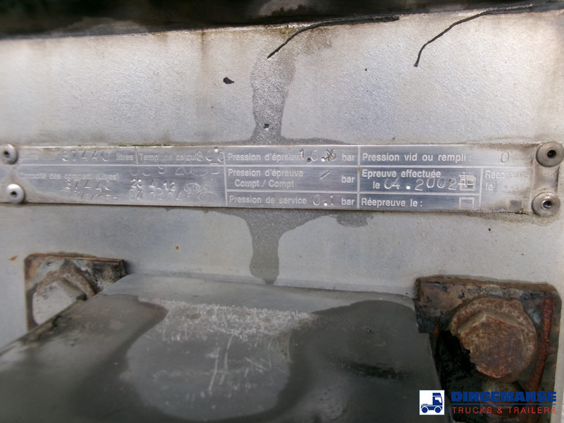 Tsistern poolhaagis Magyar Chemical tank inox 37.4 m3 / 1 comp / ADR 30/11/2023: pilt 18