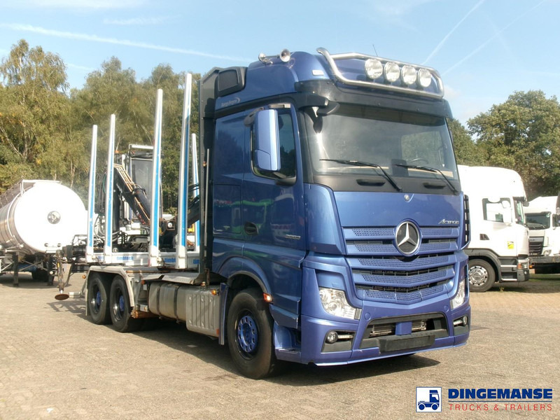 Mercedes-Benz Actros 2663 6x4 Euro 6 loglift F96 crane timber truck - Metsaveok, Kraanaga veoauto: pilt 2 Mercedes-Benz Actros 2663 6x4 Euro 6 loglift F96 crane timber truck - Metsaveok, Kraanaga veoauto: pilt 2