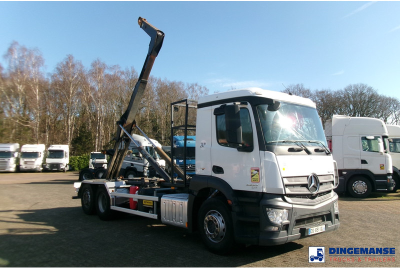 Mercedes-Benz Antos 2543 6x2 Euro 6 Marrel container hook 18t - Konkstõstukiga veoauto: pilt 2 Mercedes-Benz Antos 2543 6x2 Euro 6 Marrel container hook 18t - Konkstõstukiga veoauto: pilt 2