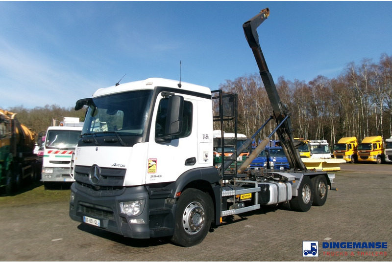 Mercedes-Benz Antos 2543 6x2 Euro 6 Marrel container hook 18t - Konkstõstukiga veoauto: pilt 1 Mercedes-Benz Antos 2543 6x2 Euro 6 Marrel container hook 18t - Konkstõstukiga veoauto: pilt 1