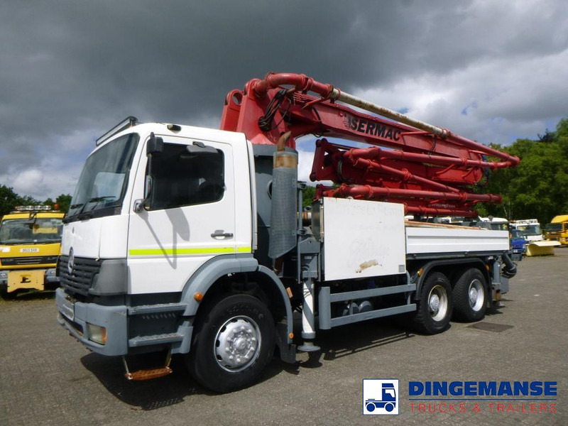 Mercedes-Benz Atego 6x4 Sermac SCL120 concrete pump - Betoonipump: pilt 1 Mercedes-Benz Atego 6x4 Sermac SCL120 concrete pump - Betoonipump: pilt 1