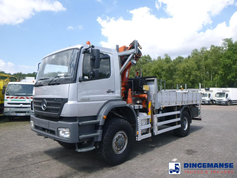 Mercedes-Benz Axor 1829 4x4 RHD + Atlas 85.2 A5L - Kraanaga veoauto: pilt 1 Mercedes-Benz Axor 1829 4x4 RHD + Atlas 85.2 A5L - Kraanaga veoauto: pilt 1