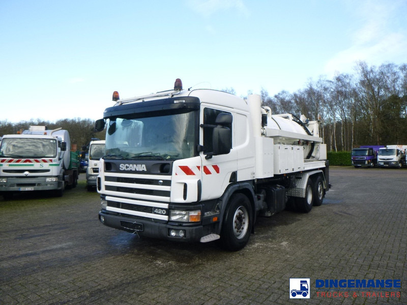 Scania P124-420 6x2 vacuum tank 10.5 m3 - Vaakumveok: pilt 1 Scania P124-420 6x2 vacuum tank 10.5 m3 - Vaakumveok: pilt 1