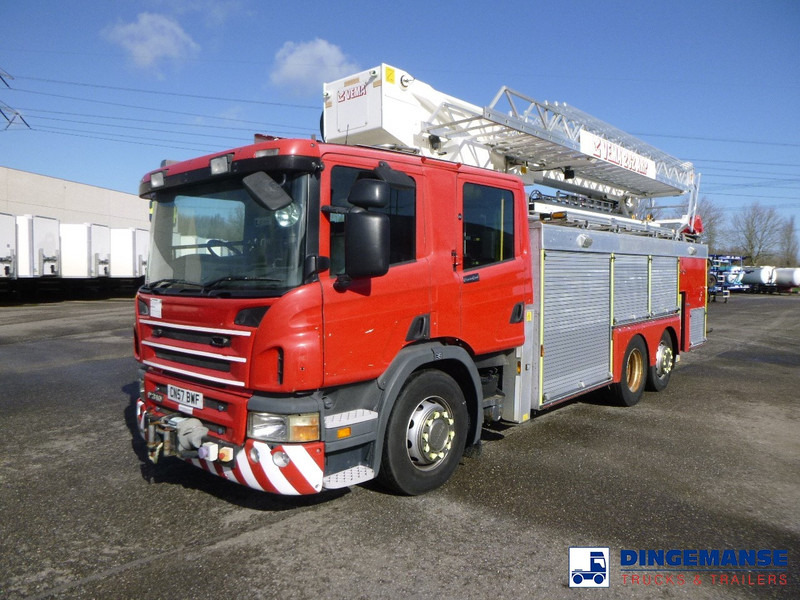 Scania P310 6x2 RHD fire truck + pump, ladder & manlift - Tuletõrjeauto: pilt 1 Scania P310 6x2 RHD fire truck + pump, ladder & manlift - Tuletõrjeauto: pilt 1
