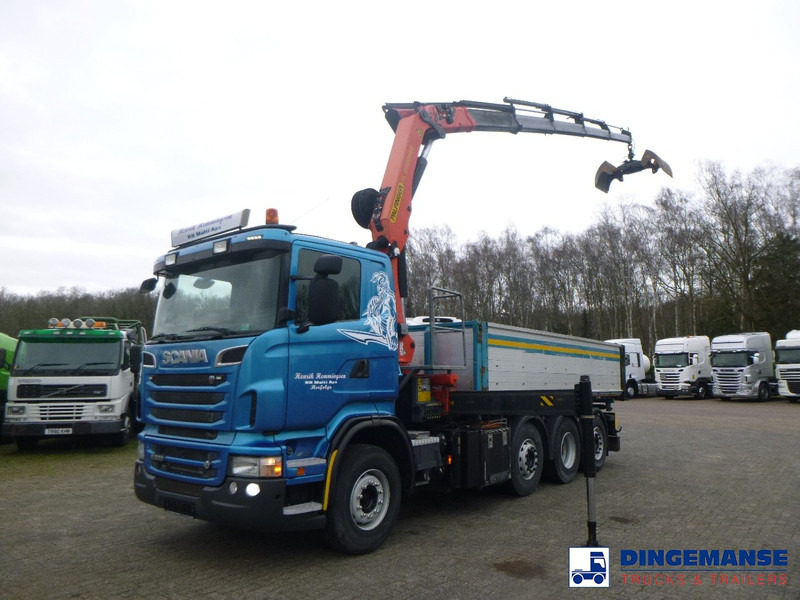 Scania R 500 8X2 tipper + Palfinger PK27001 EHD - Kraanaga veoauto: pilt 1 Scania R 500 8X2 tipper + Palfinger PK27001 EHD - Kraanaga veoauto: pilt 1