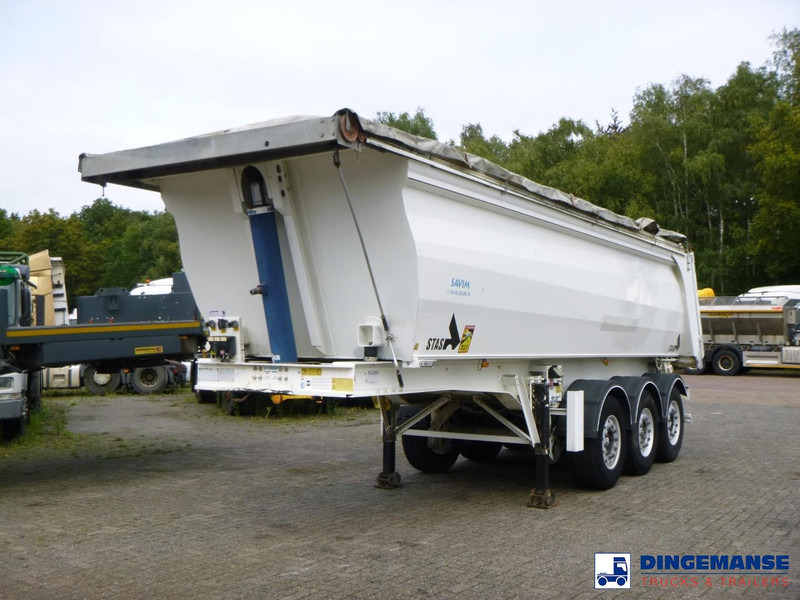 Stas Tipper trailer alu 25.5 m3 + tarpaulin - Kallur-poolhaagis: pilt 1 Stas Tipper trailer alu 25.5 m3 + tarpaulin - Kallur-poolhaagis: pilt 1