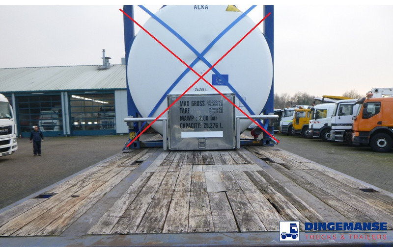 Madelveok/ Platvormveok Tirsan 3 axle Platform trailer: pilt 5