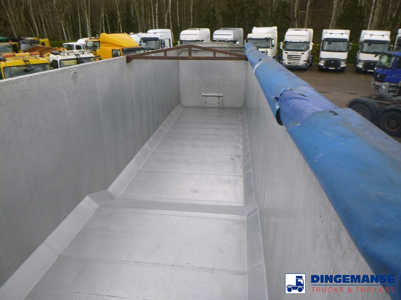 Tarbesõiduk kallur UNITED TRAILERS Tipper trailer alu 52 m3 + tarpaulin: pilt 9