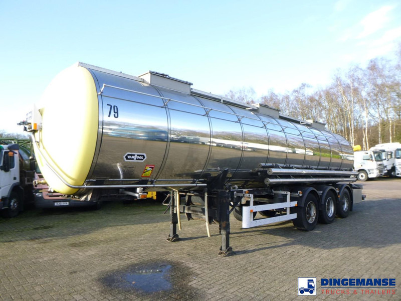 Van Hool Chemical tank inox 30 m3 / 3 comp - Tsisternhaagis: pilt 1 Van Hool Chemical tank inox 30 m3 / 3 comp - Tsisternhaagis: pilt 1