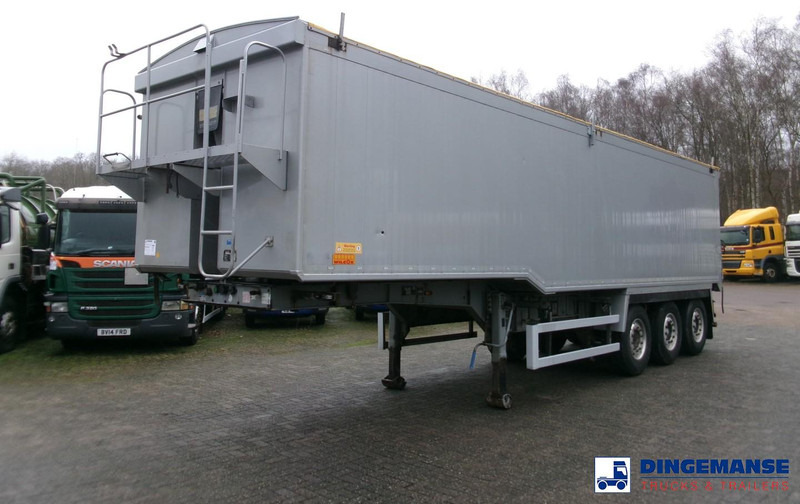 WILCOX Tipper trailer alu 52 m3 + tarpaulin - Kallur-poolhaagis: pilt 1 WILCOX Tipper trailer alu 52 m3 + tarpaulin - Kallur-poolhaagis: pilt 1