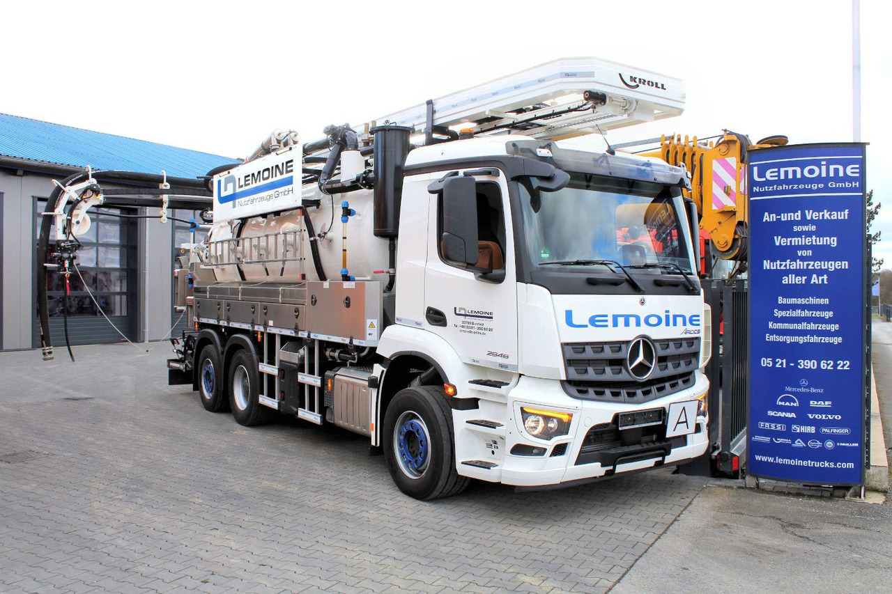Mercedes-Benz 6x2 KROLL 14m³ HD-Kombi Wasserrückgewinner WRG - Vaakumveok: pilt 1 Mercedes-Benz 6x2 KROLL 14m³ HD-Kombi Wasserrückgewinner WRG - Vaakumveok: pilt 1