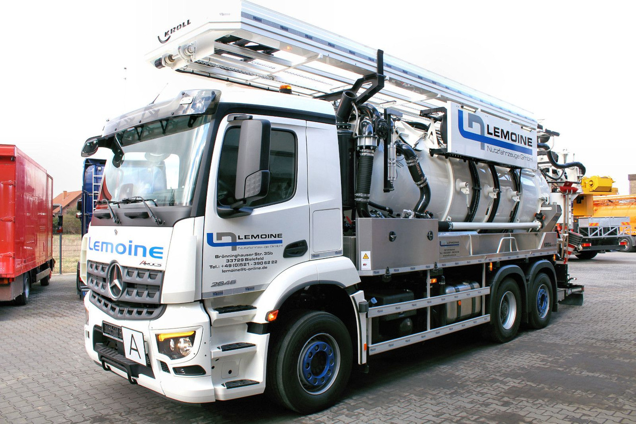 Mercedes-Benz AROCS 2546 6x2 Kroll 14m³ WRG Wasserrückgewinner - Vaakumveok: pilt 3 Mercedes-Benz AROCS 2546 6x2 Kroll 14m³ WRG Wasserrückgewinner - Vaakumveok: pilt 3