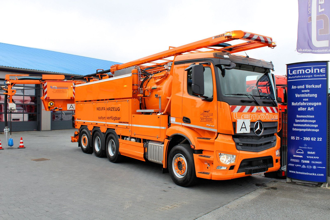 Mercedes-Benz Arocs 3551 8x4 Müller 16mCanalmaster F160EWA WRG - Vaakumveok: pilt 1 Mercedes-Benz Arocs 3551 8x4 Müller 16mCanalmaster F160EWA WRG - Vaakumveok: pilt 1