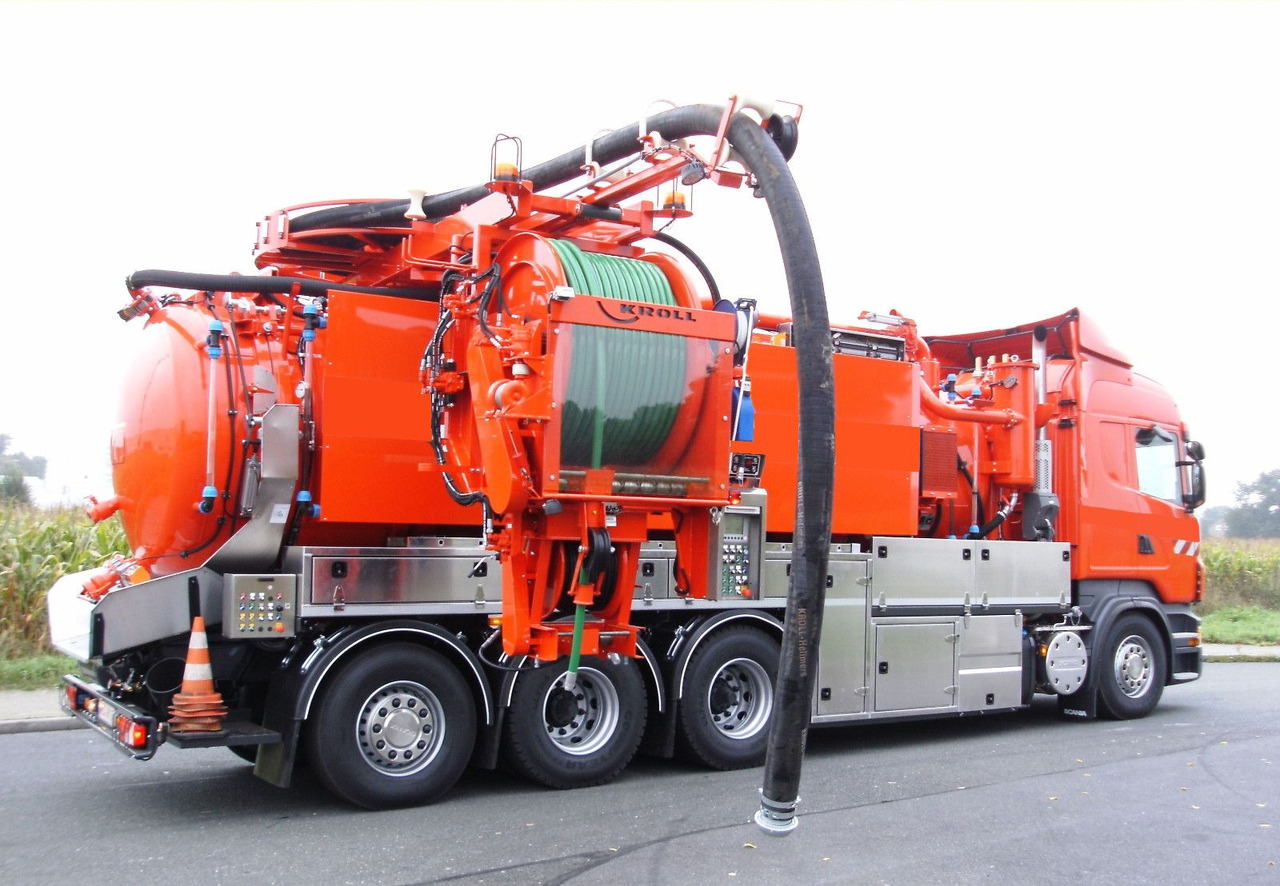 Scania R450 8x4 Kroll 19m³ W-Rückgewinner Kombi-HD +ADR - Vaakumveok: pilt 1 Scania R450 8x4 Kroll 19m³ W-Rückgewinner Kombi-HD +ADR - Vaakumveok: pilt 1