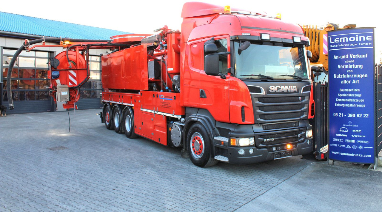 Scania R560 V8 8x4 Kroll 20m³ WRG 2x HD-Pumpe 620 Liter - Vaakumveok: pilt 1 Scania R560 V8 8x4 Kroll 20m³ WRG 2x HD-Pumpe 620 Liter - Vaakumveok: pilt 1