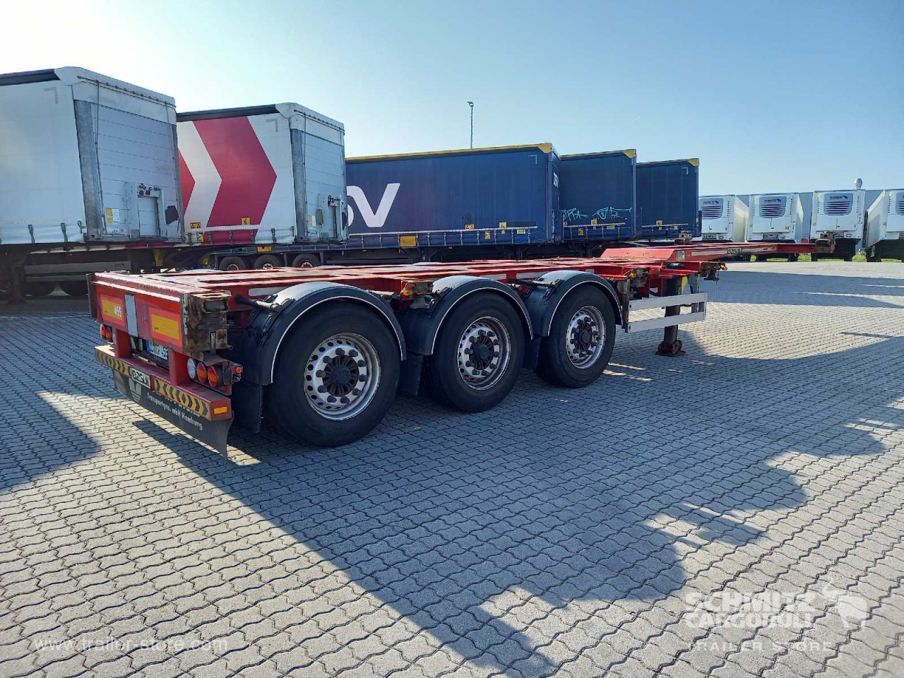 Konteinerveduk/ Tõstukiga poolhaagis Auflieger Containerfahrgestell Standard: pilt 6