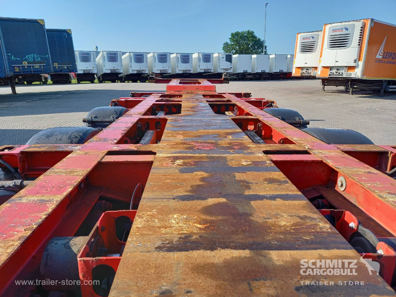 Konteinerveduk/ Tõstukiga poolhaagis Auflieger Containerfahrgestell Standard: pilt 7