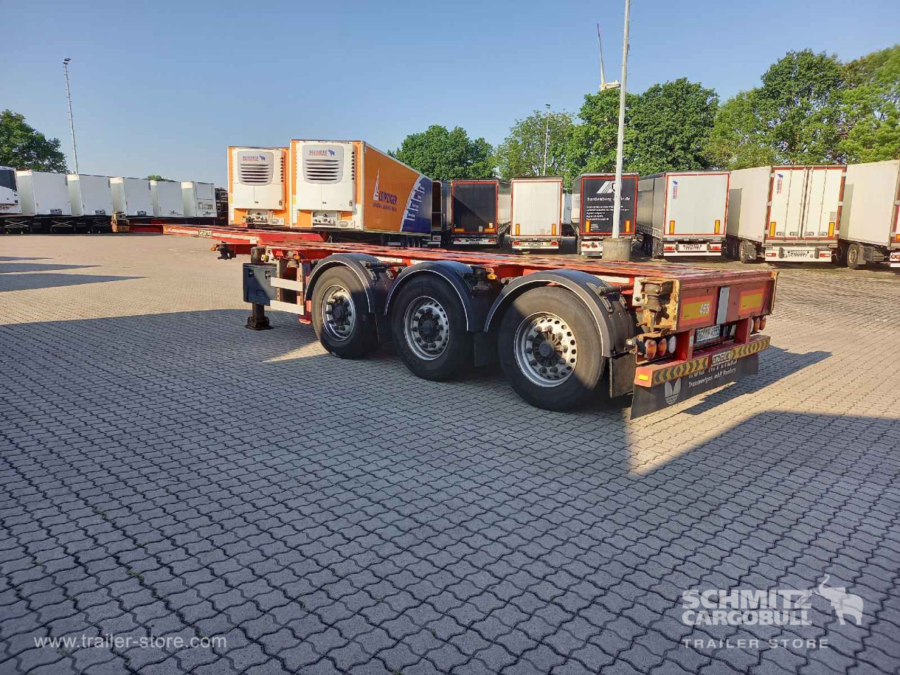 Konteinerveduk/ Tõstukiga poolhaagis Auflieger Containerfahrgestell Standard: pilt 9