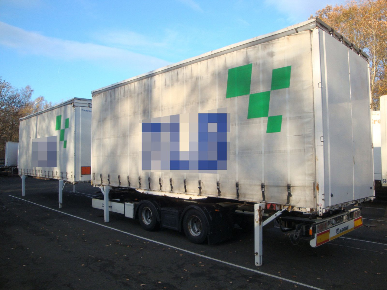 Krone ZZW 18 Jumbo Edscha Schiebeverdeck BDF 116 cbm - Konteinerveduk/ Tõstuk järelhaagis: pilt 2 Krone ZZW 18 Jumbo Edscha Schiebeverdeck BDF 116 cbm - Konteinerveduk/ Tõstuk järelhaagis: pilt 2