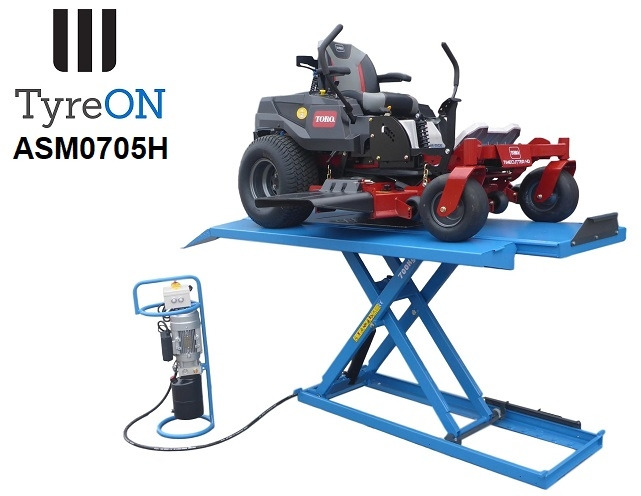 ASM0705H quad bike lift - 1.30 meter wide table and ramp - Garaažiseadmed: pilt 1 ASM0705H quad bike lift - 1.30 meter wide table and ramp - Garaažiseadmed: pilt 1