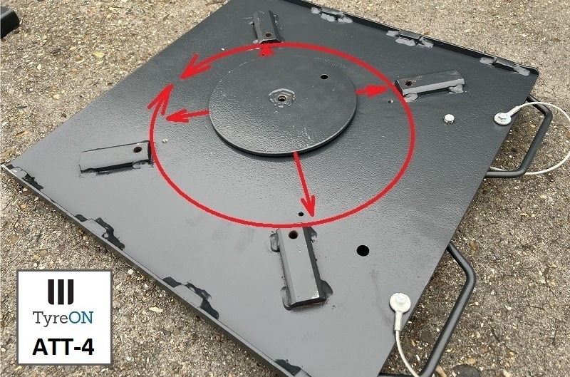 ATT5 alignment turn plates - height 5 cm - Garaažiseadmed: pilt 4 ATT5 alignment turn plates - height 5 cm - Garaažiseadmed: pilt 4