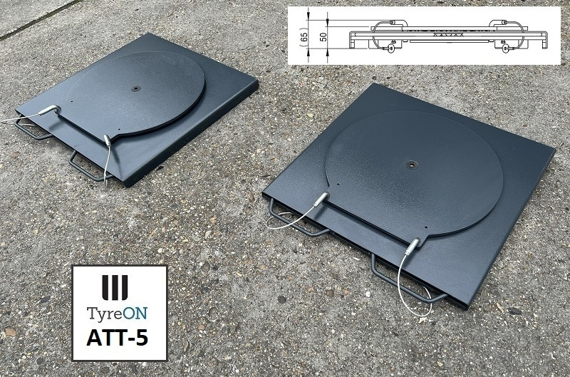 ATT5 alignment turn plates - height 5 cm - Garaažiseadmed: pilt 1 ATT5 alignment turn plates - height 5 cm - Garaažiseadmed: pilt 1