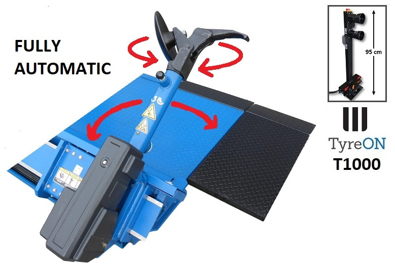 T1000 truck tyrechanger 56 Inch 2 mounting speeds - fully automatic - power 4kW+4kW - Garaažiseadmed: pilt 3 T1000 truck tyrechanger 56 Inch 2 mounting speeds - fully automatic - power 4kW+4kW - Garaažiseadmed: pilt 3