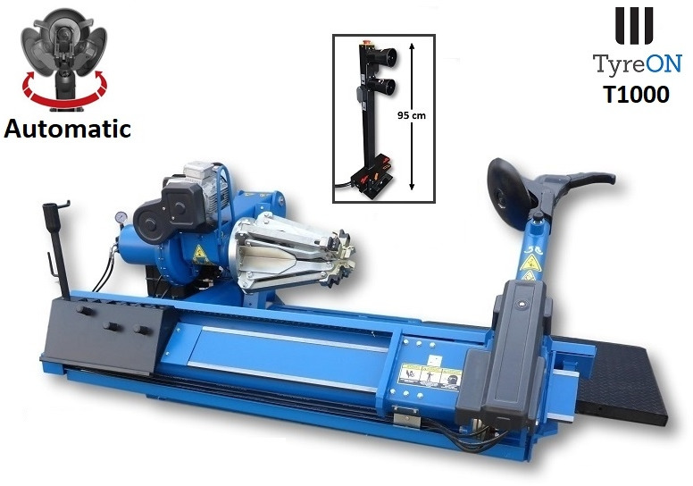T1000 truck tyrechanger 56 Inch 2 mounting speeds - fully automatic - power 4kW+4kW - Garaažiseadmed: pilt 1 T1000 truck tyrechanger 56 Inch 2 mounting speeds - fully automatic - power 4kW+4kW - Garaažiseadmed: pilt 1