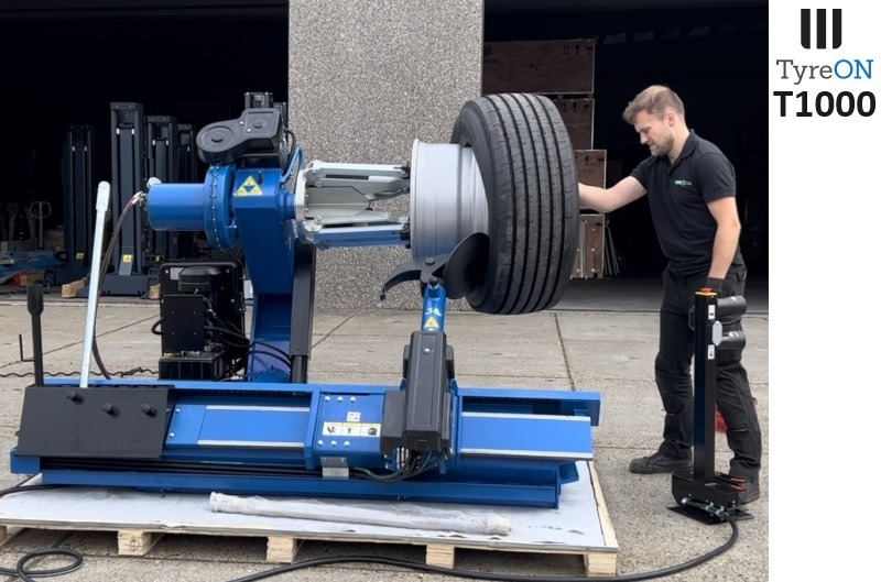 T1000 truck tyrechanger 56 Inch 2 mounting speeds - fully automatic - power 4kW+4kW - Garaažiseadmed: pilt 2 T1000 truck tyrechanger 56 Inch 2 mounting speeds - fully automatic - power 4kW+4kW - Garaažiseadmed: pilt 2