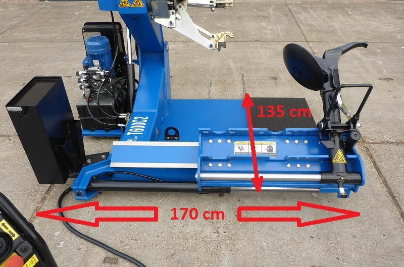 T600C2 truck tyrechanger 26 Inch2 mounting speeds - very compact - power 3kW+2.2kW - Garaažiseadmed: pilt 4 T600C2 truck tyrechanger 26 Inch2 mounting speeds - very compact - power 3kW+2.2kW - Garaažiseadmed: pilt 4