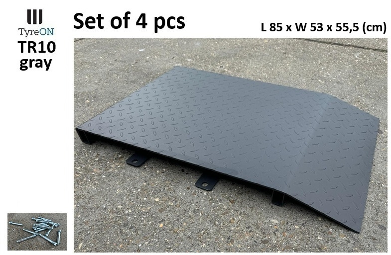 TyreON TR10 Ramp Set - Gray - Garaažiseadmed: pilt 4 TyreON TR10 Ramp Set - Gray - Garaažiseadmed: pilt 4