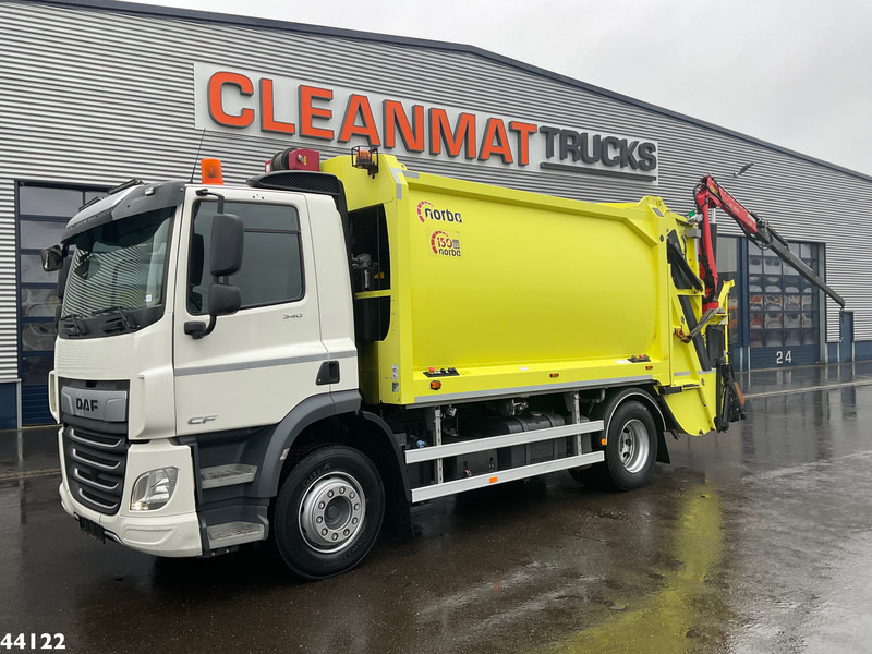 DAF FA CF 340 Euro 6 Norba 17 m³ + Palfinger 3.8 Tonmeter laadkraan + Winch - Prügiauto: pilt 1 DAF FA CF 340 Euro 6 Norba 17 m³ + Palfinger 3.8 Tonmeter laadkraan + Winch - Prügiauto: pilt 1