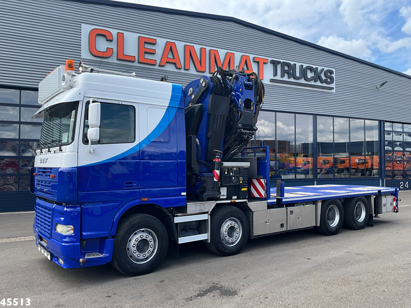 DAF FAD 95 XF 480 8x4 Effer 85 Tonmeter laadkraan + Fly-Jib (Bj. 2012) - Kraanaga veoauto: pilt 2 DAF FAD 95 XF 480 8x4 Effer 85 Tonmeter laadkraan + Fly-Jib (Bj. 2012) - Kraanaga veoauto: pilt 2