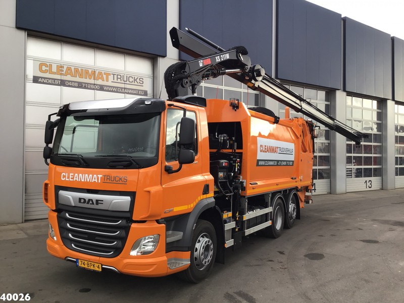 DAF FAN CF 340 Hiab 21 Tonmeter laadkraan - Prügiauto: pilt 1 DAF FAN CF 340 Hiab 21 Tonmeter laadkraan - Prügiauto: pilt 1