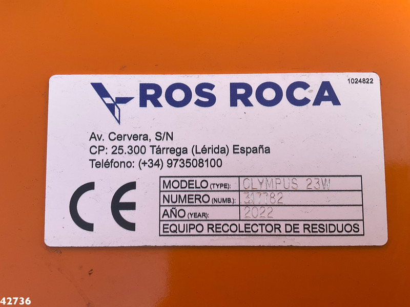 Prügiauto DAF FAN CF 340 Terberg RosRoca 23m³ + AE weegsysteem: pilt 19