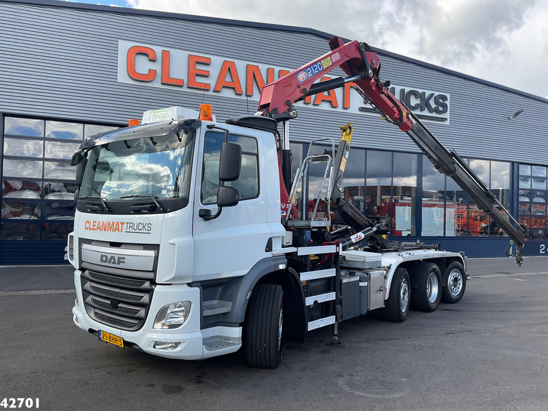 DAF FAQ CF 400 8x2 Euro 6 HMF 21 Tonmeter laadkraan - Konkstõstukiga veoauto, Kraanaga veoauto: pilt 1 DAF FAQ CF 400 8x2 Euro 6 HMF 21 Tonmeter laadkraan - Konkstõstukiga veoauto, Kraanaga veoauto: pilt 1