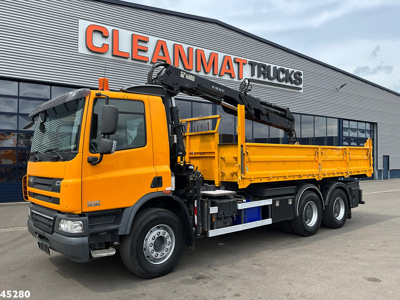 DAF FAT 75 CF 340 6x4 Manual Full steel Hiab 16 Tonmeter laadkraan - Kallurauto, Kraanaga veoauto: pilt 3 DAF FAT 75 CF 340 6x4 Manual Full steel Hiab 16 Tonmeter laadkraan - Kallurauto, Kraanaga veoauto: pilt 3