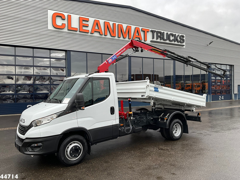 Iveco Daily 72C18 HMF laadkraan 3,4 Tonmeter laadkraan + Meiller 3-zijdige kipper New & Unused!! - Kallurauto, Kraanaga veoauto: pilt 1 Iveco Daily 72C18 HMF laadkraan 3,4 Tonmeter laadkraan + Meiller 3-zijdige kipper New & Unused!! - Kallurauto, Kraanaga veoauto: pilt 1
