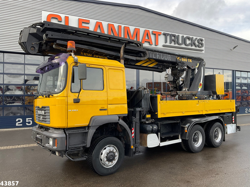 MAN F2000 6x6 Full Steel Manual Palfinger 68 Meter Dachdecker kran Just 54.133 km! - Kraanaga veoauto: pilt 2 MAN F2000 6x6 Full Steel Manual Palfinger 68 Meter Dachdecker kran Just 54.133 km! - Kraanaga veoauto: pilt 2