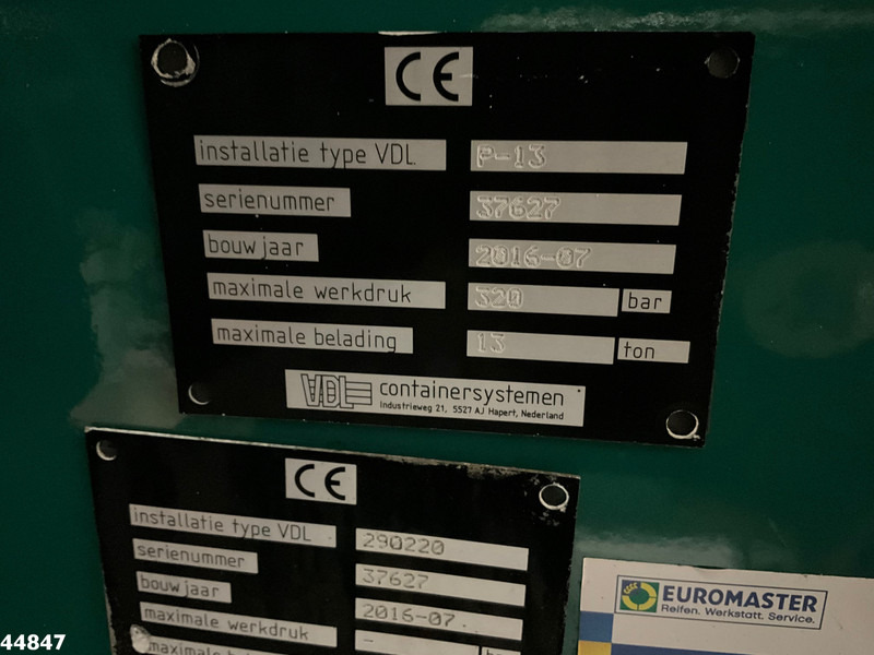 Nöörtõstukiga veoauto MAN TGS 18.420 Euro 6 Retarder VDL 13 Ton portaalarmsysteem: pilt 16