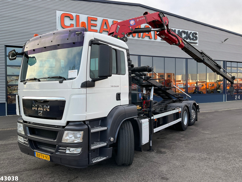MAN TGS 26.320 HMF 20 Tonmeter laadkraan - Veoauto - kaablisüsteem, Kraanaga veoauto: pilt 1 MAN TGS 26.320 HMF 20 Tonmeter laadkraan - Veoauto - kaablisüsteem, Kraanaga veoauto: pilt 1