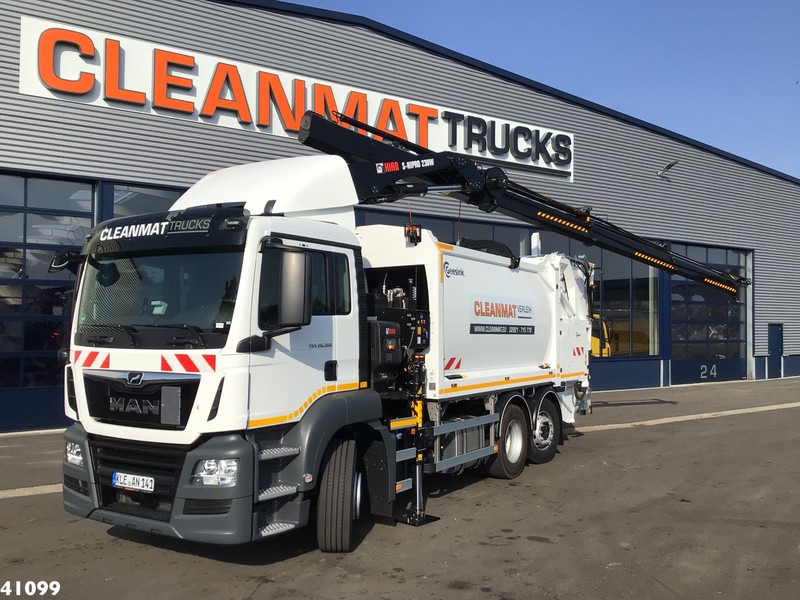 MAN TGS 26.360 Hiab 23 ton/meter laadkraan - Prügiauto: pilt 1 MAN TGS 26.360 Hiab 23 ton/meter laadkraan - Prügiauto: pilt 1