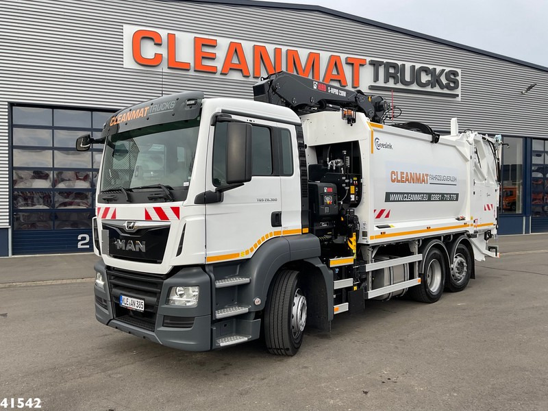 MAN TGS 26.360 Hiab 23 ton/meter laadkraan - Prügiauto: pilt 1 MAN TGS 26.360 Hiab 23 ton/meter laadkraan - Prügiauto: pilt 1
