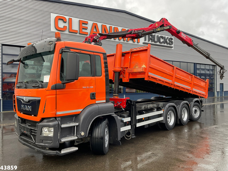 MAN TGS 35.400 8x4 Euro 6 Palfinger 17 Tonmeter Z-kraan - Kallurauto, Kraanaga veoauto: pilt 1 MAN TGS 35.400 8x4 Euro 6 Palfinger 17 Tonmeter Z-kraan - Kallurauto, Kraanaga veoauto: pilt 1