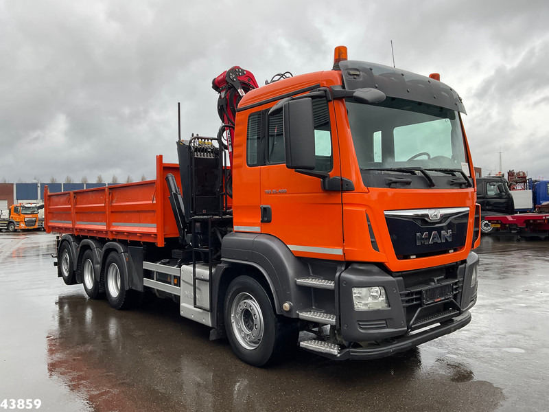 Kallurauto, Kraanaga veoauto MAN TGS 35.400 8x4 Euro 6 Palfinger 17 Tonmeter Z-kraan: pilt 6
