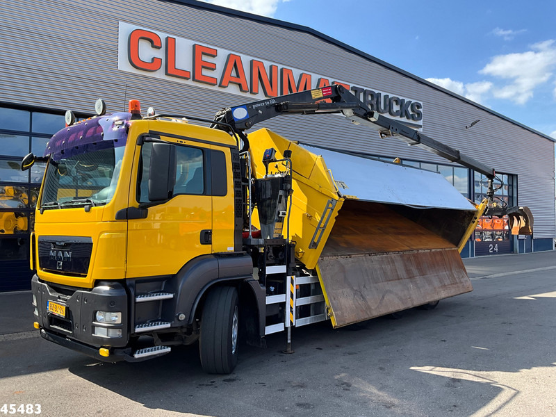 MAN TGS 35.400 8x4 Manual HMF 16 Tm Z-kraan - Kallurauto, Kraanaga veoauto: pilt 1 MAN TGS 35.400 8x4 Manual HMF 16 Tm Z-kraan - Kallurauto, Kraanaga veoauto: pilt 1