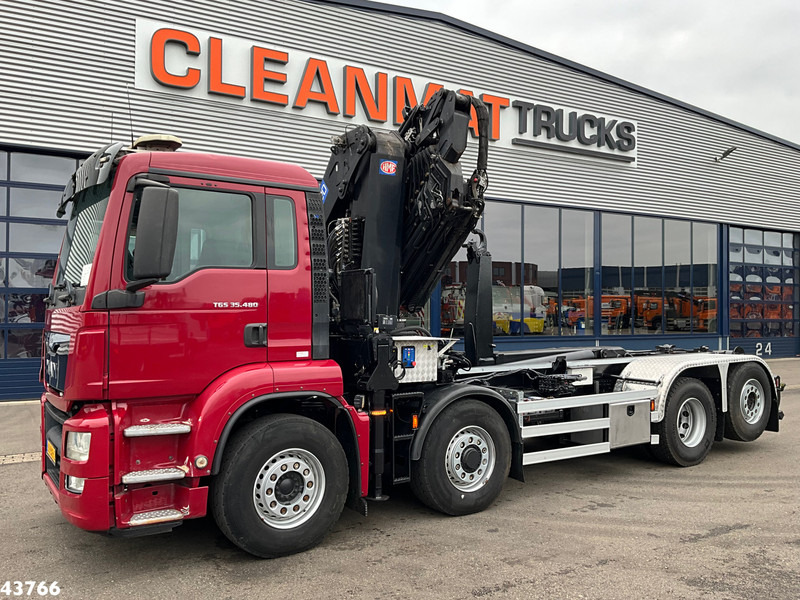MAN TGS 35.480 8x4H Euro 6 HMF 40 Tonmeter laadkraan + Fly-Jib - Kraanaga veoauto: pilt 2 MAN TGS 35.480 8x4H Euro 6 HMF 40 Tonmeter laadkraan + Fly-Jib - Kraanaga veoauto: pilt 2