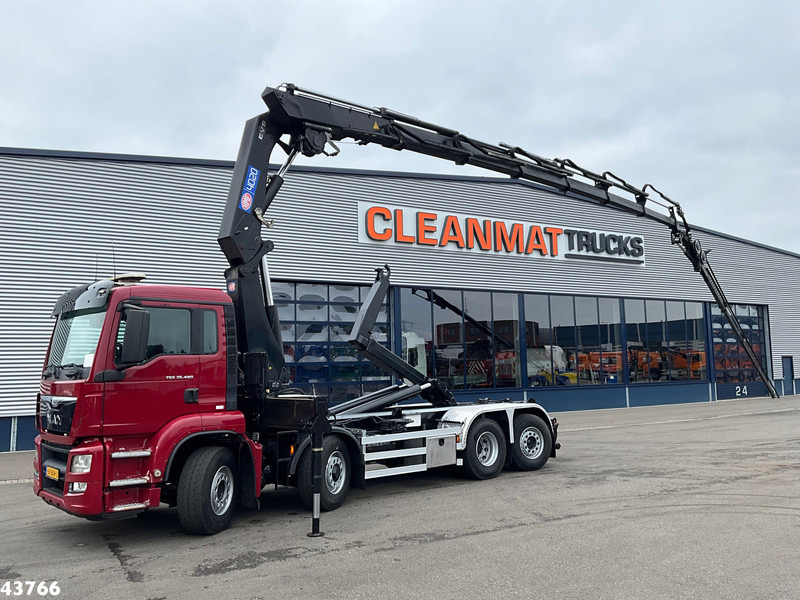 MAN TGS 35.480 8x4H Euro 6 HMF 40 Tonmeter laadkraan + Fly-Jib - Kraanaga veoauto: pilt 1 MAN TGS 35.480 8x4H Euro 6 HMF 40 Tonmeter laadkraan + Fly-Jib - Kraanaga veoauto: pilt 1