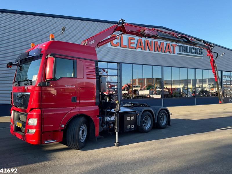 MAN TGX 28.440 Euro 6 Fassi 23 Tonmeter laadkraan + Fly-Jib - Kraanaga veoauto: pilt 1 MAN TGX 28.440 Euro 6 Fassi 23 Tonmeter laadkraan + Fly-Jib - Kraanaga veoauto: pilt 1